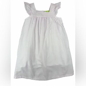 CLASSIC WHIMSY Girls Seersucker Flutter Sleeve Sun Dress - 5